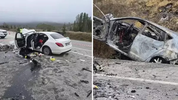 Katliam gibi kaza! İki otomobilin çarpışması sonucu 5 kişi yaşamını yitirdi