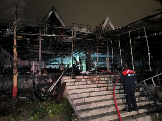 Restoranda yangın faciası: Temizlik işçici alevlerin arasında can verdi