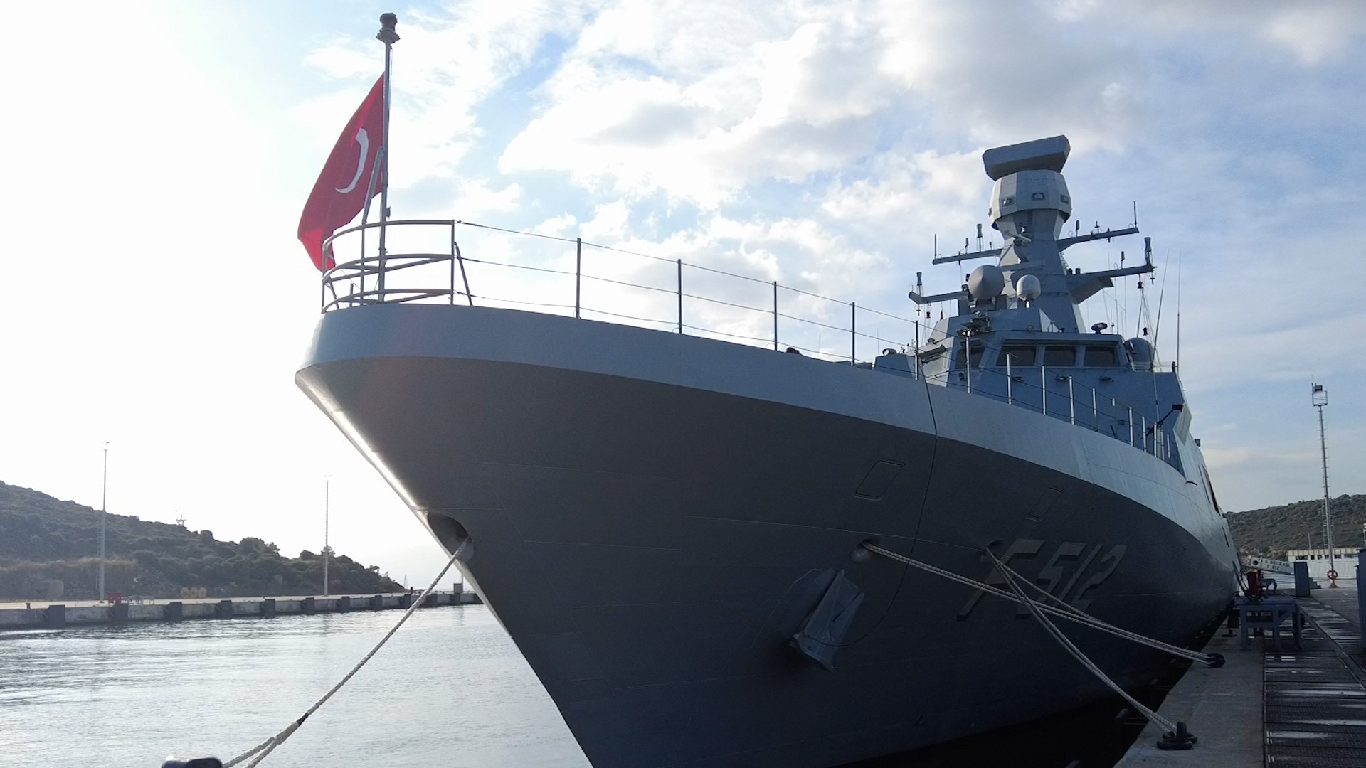 Milli imkanlarla üretilen TCG Büyükada, yeni yılda nöbette