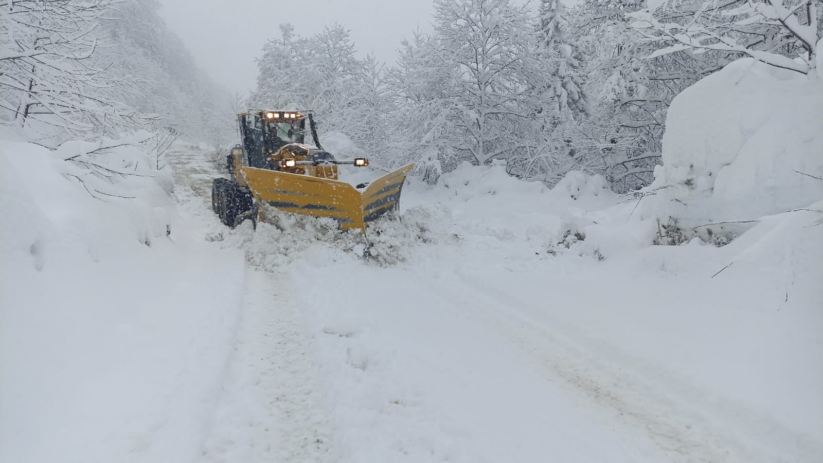 Doğu Karadeniz’de 338 köy yolu kar nedeniyle ulaşıma kapandı
