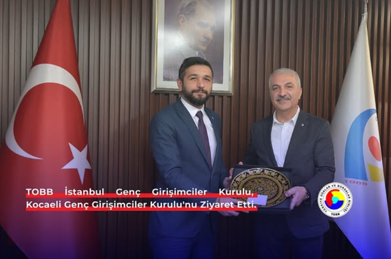 TOBB İstanbul Genç Girişimciler Kurulu, Kocaeli Genç Girişimciler Kurulu’nu Ziyaret Etti
