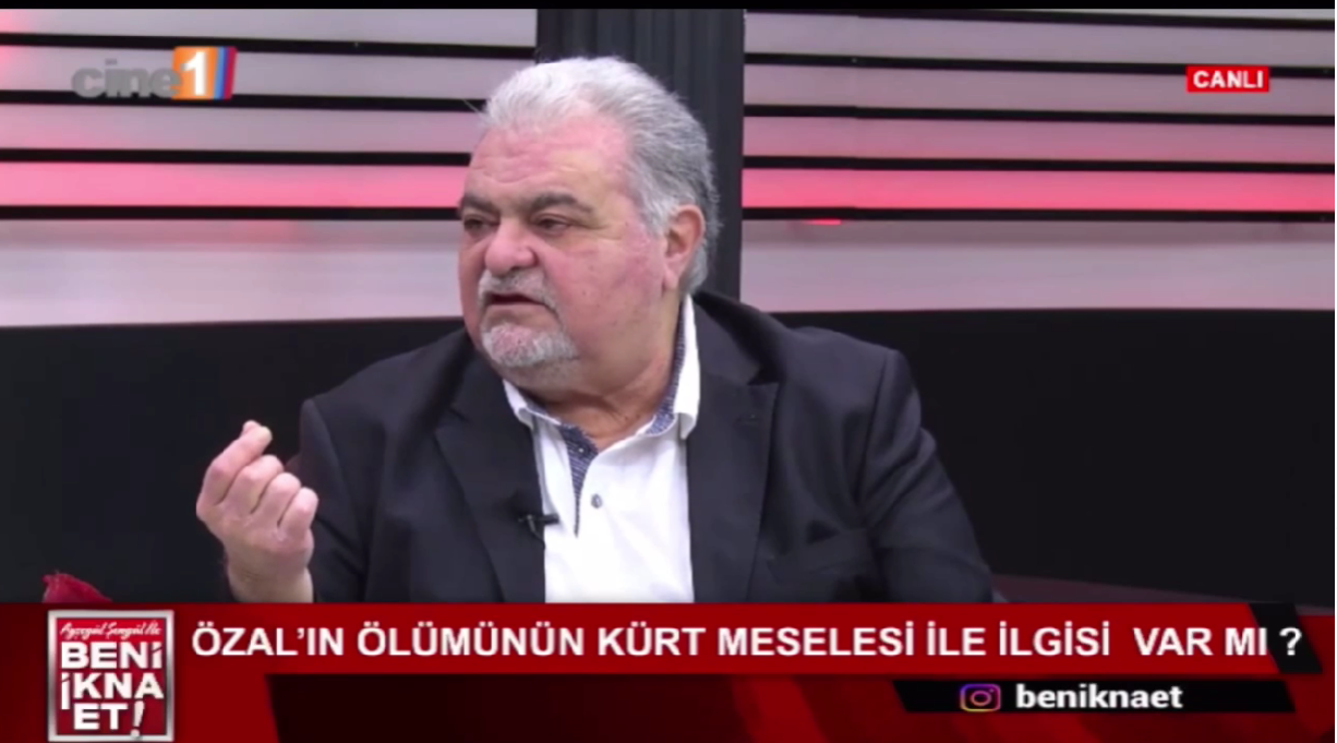 İLK KEZ CİNE1 TV’DE  – Ahmet Özal: Babamın ölümü ile Kürt meselesi ile bağlantı Var