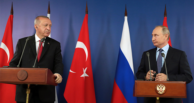 Cumhurbaşkanı Erdoğan, Rusya Devlet Başkanı Putin ile görüştü