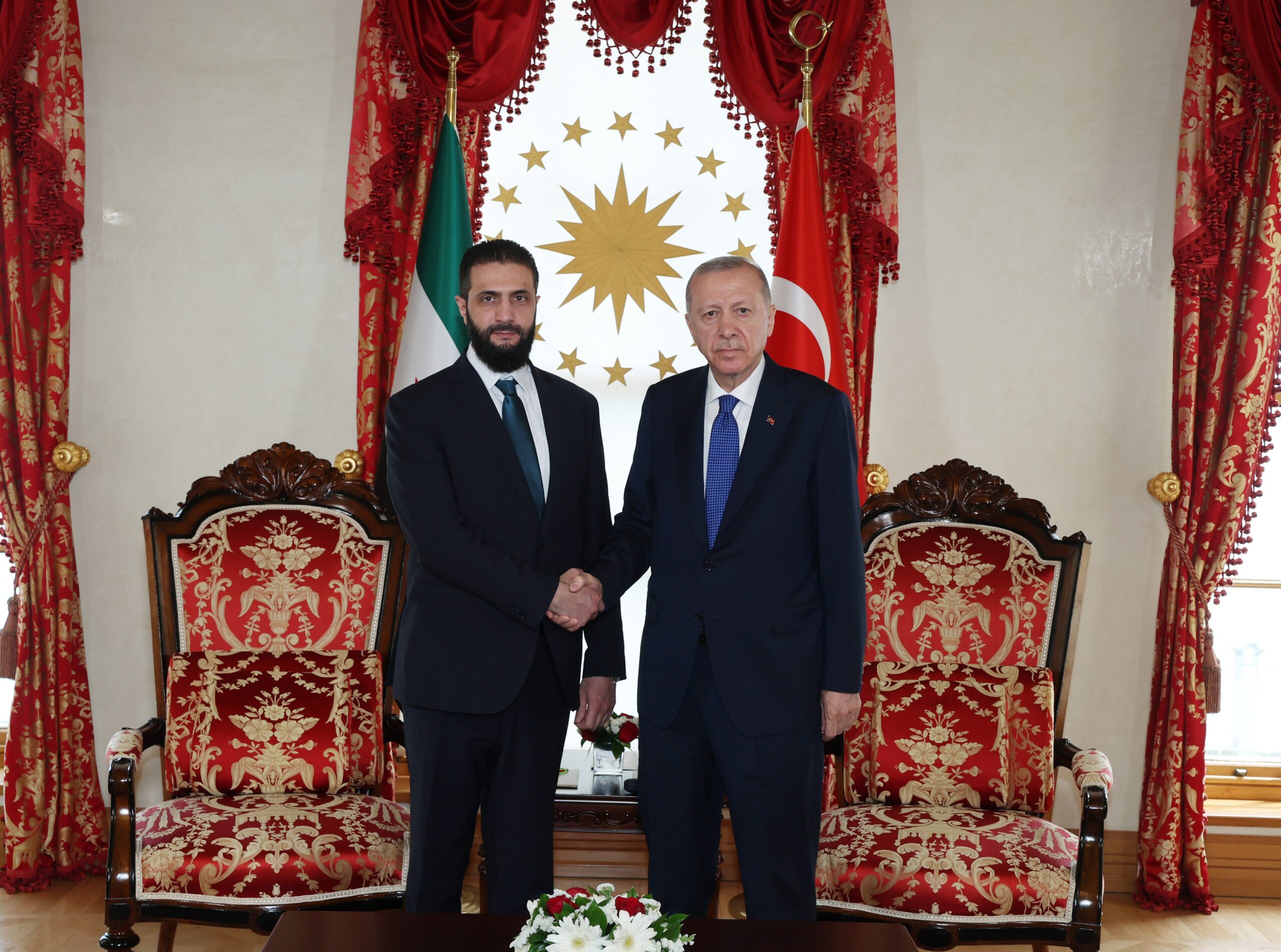 Cumhurbaşkanı Erdoğan, Suriye lideri Şara ile görüştü