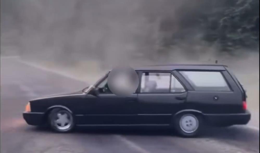 Drift görüntülerini sosyal medyada paylaştı, 55 bin lira ceza yedi