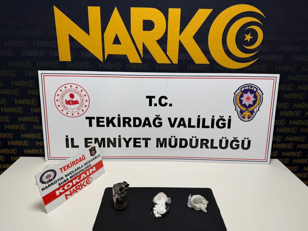 Tekirdağ’da uyuşturucu operasyonunda 2 kişi tutuklandı