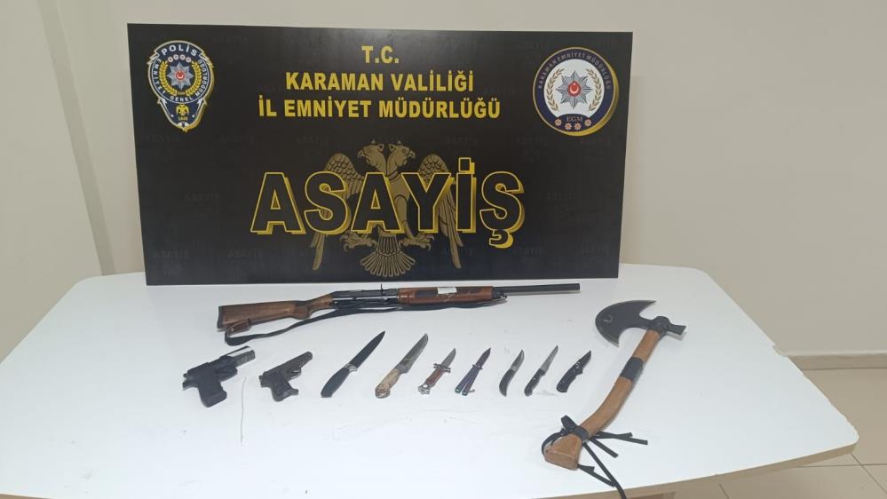 Karaman’da aranan 8 kişi tutuklandı