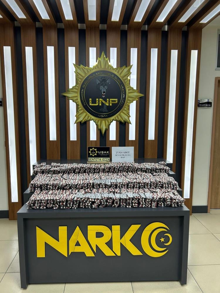 Uşak’ta uyuşturucu tacirine operasyon, 1 tutuklama