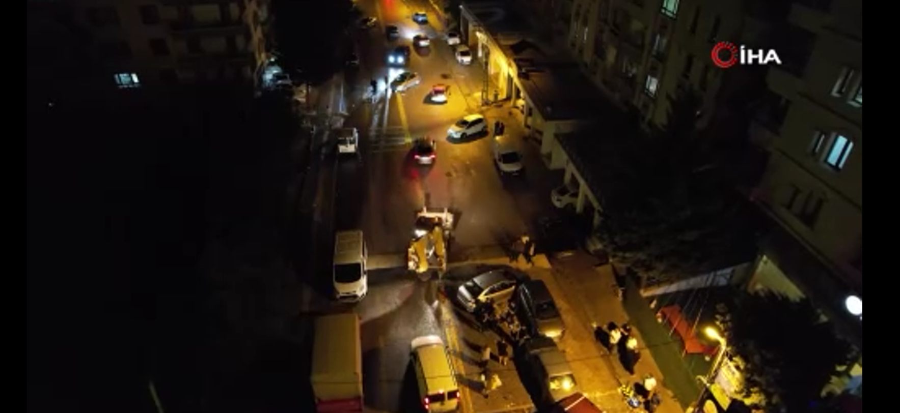 Ankara’da araçlar sel sularına kapıldı, hasarlı otomobiller havadan görüntülendi