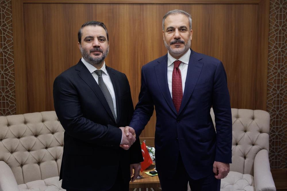 Bakan Fidan, Suriyeli mevkidaşı Şeybani ile görüştü