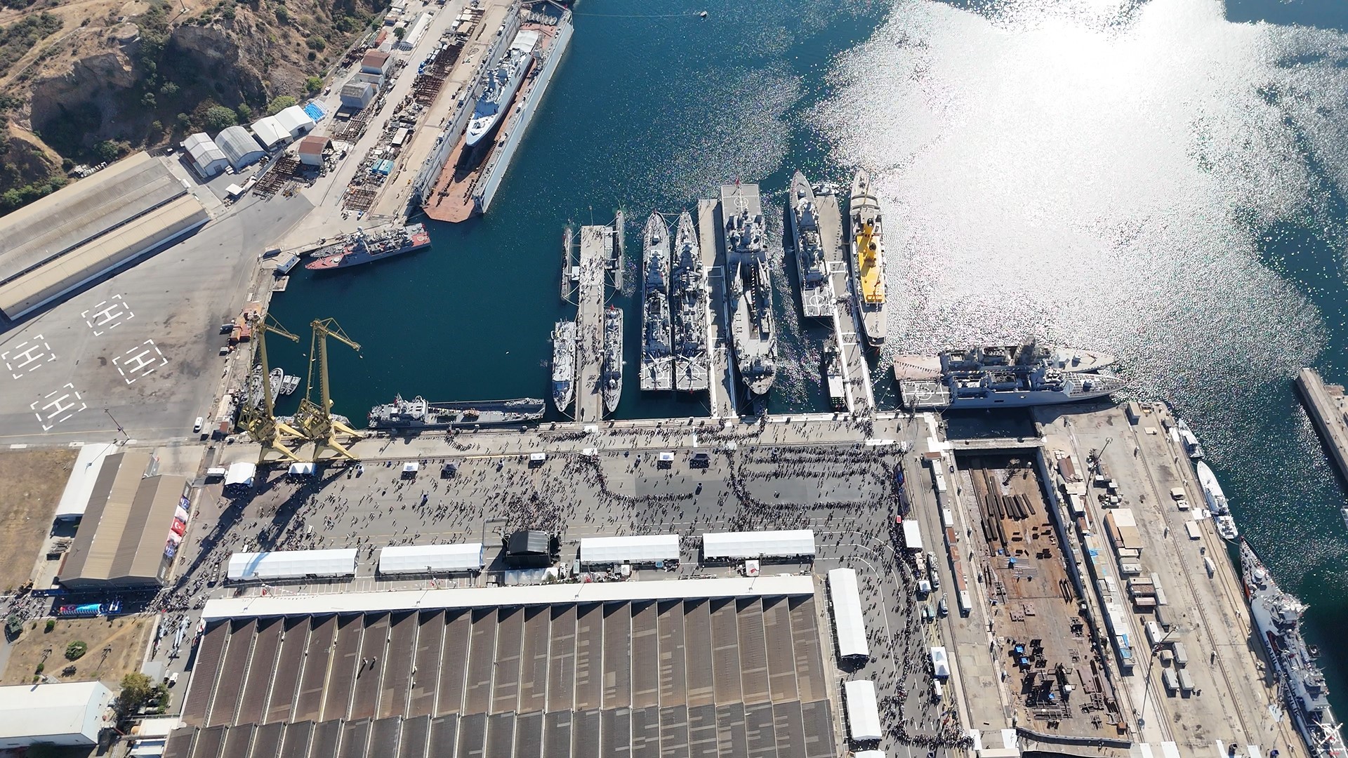 TEKNOFEST Mavi Vatan tek plan görüntülendi