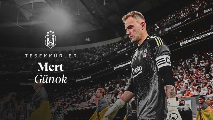 Beşiktaş’ta ayrılık: Mert Günok resmen veda etti