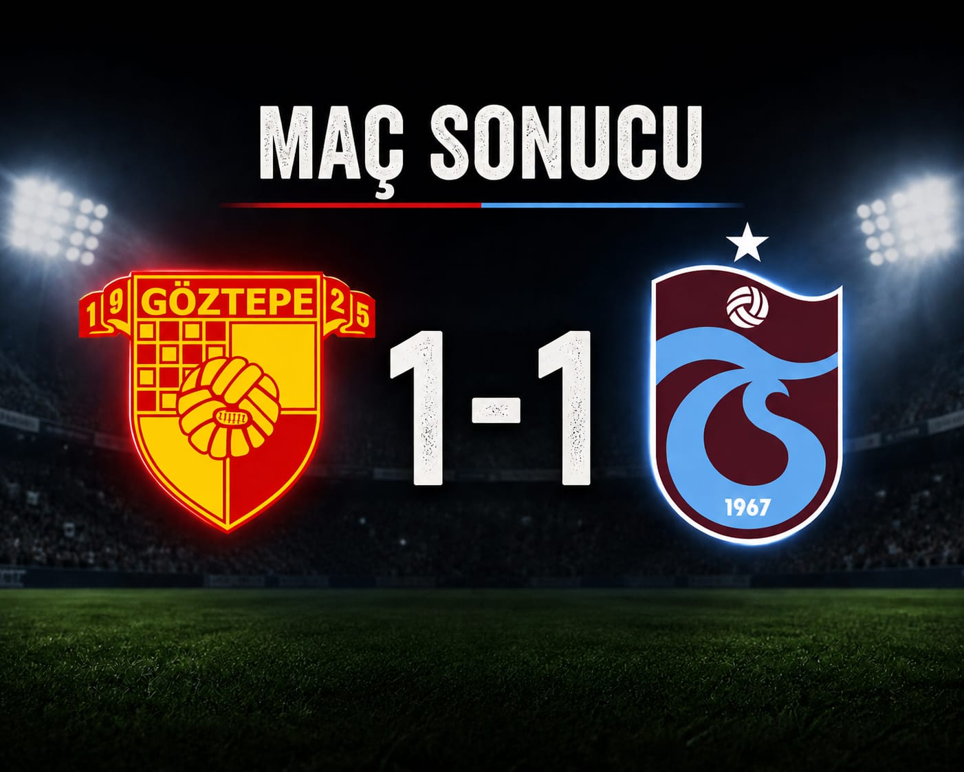 Trabzonspor, Göztepe ile Berabere Kaldı: Puan Kaybı Serisi 4 Maça Çıktı