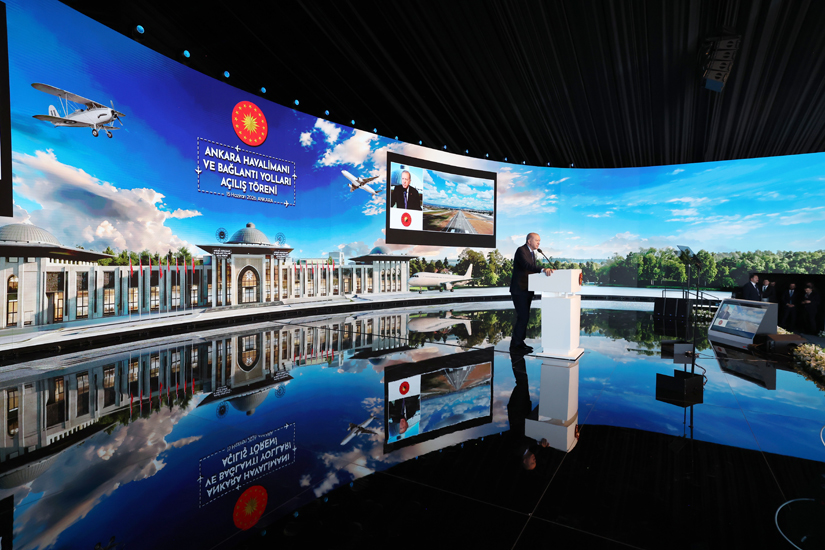 Erdoğan Ankara Havalimanı’nın Yeni Dönemini Başlattı